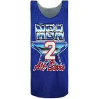 Mitchell & ness Charlotte Hornets Larry Johnson Reversible Heren Mesh Vest
