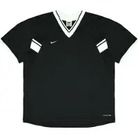 Nike Dri-Fit Training T-shirt Korte Mouw V-Hals Zwart Dames Sport Top 229326 010