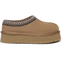 EVER AU Huisschoenen kastanjebruin / donkerbruin / wit