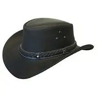 Infinity Leather Cowboy Outback echt leer Aussie Bush Hat