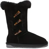 EVER AU Boots 'Ashy' zwart