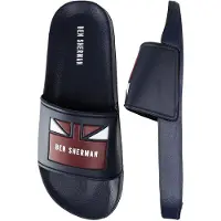 Ben Sherman Union Heren Navy Sliders