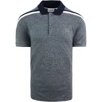 Lacoste Taping Heren Marl Blauw Poloshirt