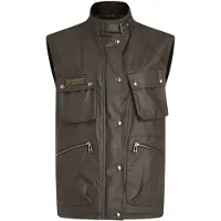 Belstaff Waxed Edition donkergroen giletjack