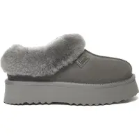EVER AU Huisschoenen 'Topknot' grijs