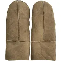 Infinity Leather Dames Tan Echte Echte Schapenvacht Suède Wanten Warme Handschoenen