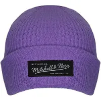 Mitchell & ness Box Logo Heren Paars Knit Beanie