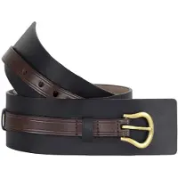 Cole Haan 55mm Heren Zwart/Bruin Brede Riem