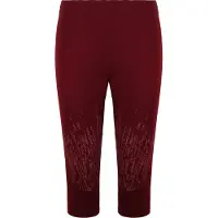 Gymshark Combat Dames Burgundy Cropped Leggings