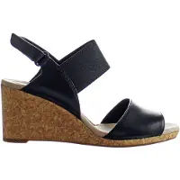 Clarks Lafley Lily Dames Zwarte Wedges
