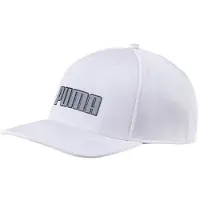 Puma DryCell Go Time Flex Snapback Verstelbare Unisex Witte Hoed 021430 01