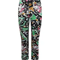 Vans Off The Wall Taillekoord Multicoloured Broek met print voor dames V5IZBLK