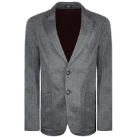 Giorgio Armani Emporio Exclusief Heren Grijs Bedrukte Blazer