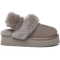 EVER AU Huisschoenen 'Fantail' grijs