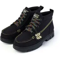 Kickers Hi x Lucy Dames Zwart Laarzen