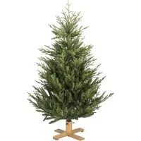 Molecule Our Nordic Christmas 31HARKDG152 Arkansas Dark Green Wooden LB Base - 152 cm