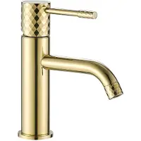 REA Wastafelkraan Lungo Diamond Gold Low
