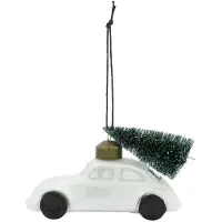 House Doctor Car kersthanger Wit-zilver