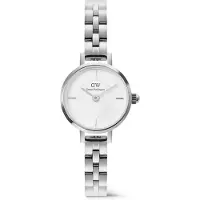Daniel Wellington quartz zilver dames horloge met witte wijzerplaat & roestvrij stalen band