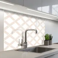 KitchenYeah Keuken achterwand 100x80 cm - Spatscherm zelfklevend Lijn - Geometrie - Patronen - Abstract - Muurbeschermer - Spatwand fornuis