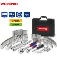 Workpro Gereedschapsset Voor Monteurs 108 Stukken