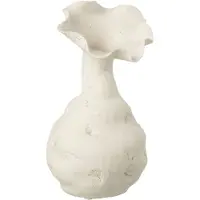 J-Line vaas Helix - keramiek - wit - small