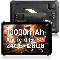 Blackview Active 7 - Tablet - 24GB RAM - 128GB ROM - Dual 4G SIM - 11 inch - 10000mAh - Octa Core - Android 15 Bluetooth 5.0 - NFC - OTG - Zwart