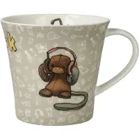 Goebel - Anouk | Koffie / Thee Mok Iedereen houdt van Affi | Beker - porselein - 350ml - 2 stuks
