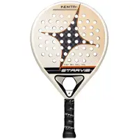 Star Vie Kenta + Padelracket, beige, 350-370 gram, heren, beige, 350-370 gram