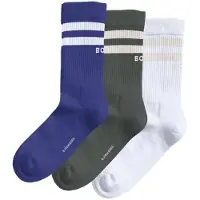Björn Borg Core Crew Socks 3-pack Blauw | Maat: 36-40
