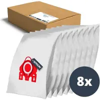 SQOON - Stofzuigerzakken geschikt voor Miele F/J/M Hyclean - Voordeel 8 STUKS - Het originele alternatief
