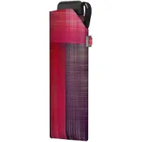 Doppler paraplu Carbonsteel Mini Slim Noble Check Pink veelkleurig
