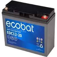 Ecobat - 20AH AGM accu voor uw scootmobiel () - 18.1 cm x 7.7 cm x 16.7 cm (LxBxH)