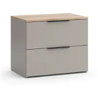 Vicco Wido Dressoir – 60 x 50 cm met 2 laden Grijs