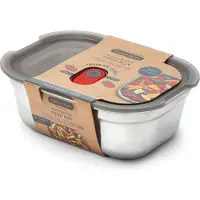 Black+blum Vershoudbakje Meal Prep Square Grijs 1,1L