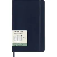Moleskine 12 Maanden Agenda - 2026 - Wekelijks - Large - Zachte Kaft - Saffier Blauw
