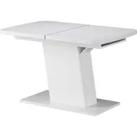 Vicco Eettafel Fenaro, Wit, 120-160 x 80 cm uitschuifbaar