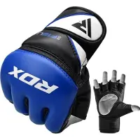 RDX Sports Grappling New Model Ggrf Combat Gloves Zwart L