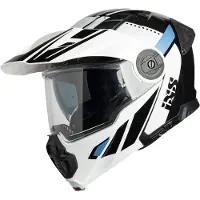IXS Venture 1.0, opklapbare helm ,Zwart/Wit ,M