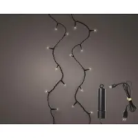 Lumineo Kerstverlichting 15 meter | Duracharge oplaadbaar | Extra warm wit | 200 lampjes |