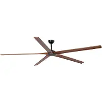 Faro Bigwood Plafondventilator Ø240cm | Black & Dark Walnut | Standard