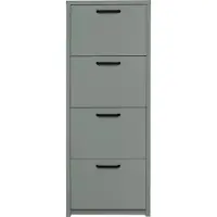 Mäusbacher scharnierkast 4 kleppen materiaal hout 64x169x24 cm