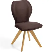 NIEHOFF SITZMÖBEL Niehoff zitmeubilair Colorado Trend-Line design stoel eiken/polyester - 180° draaibaar 2 stuks