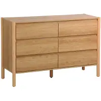 Sweeek - Ladekast houteffect 6 lades 120cm - harmony
