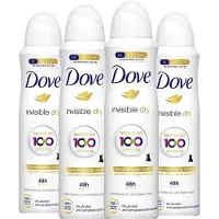 Dove Deo Spray Invisible Dry Women - 4 x 150 ml - Voordeelverpakking