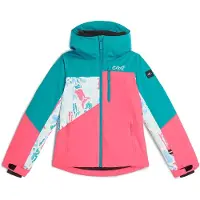 O'Neill Outdoorjas groen / fuchsia / wit