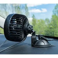 ABC-led Vrachtwagen ventilator - 4,5 inch - 24V - Met zuignap