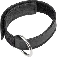 Rimba - Leren Cockstrap met Klittenband - Zwart
