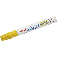 Uni-Ball Permanente markeerstift Uni-Ball PX-20 Geel 2,8 mm (12 Stuks)
