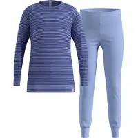 Odlo Long Active Warm Eco Set Thermoset Blue Heron - Skipper Blue 140